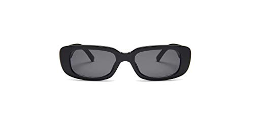 Óculos De Sol Vintage Celebridades Fashion Hippie Oval A-937 (Preto)