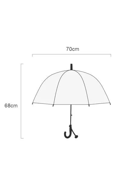 Image of Rainbow Smiling Sun Umbrellas Children Magic Cloud Transparent, See through Dome Umbrella for Children, Umbrella for Girls and Boys, Umbrella for Kids