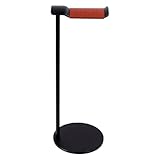 BUGUUYO Aluminium Kopfhörer Ständer mit Rutschfester Basis Kompakter Headset Halter für Schreibtisch Stabiler Halterung für Desktop Headphone Rack Passend Schwarz