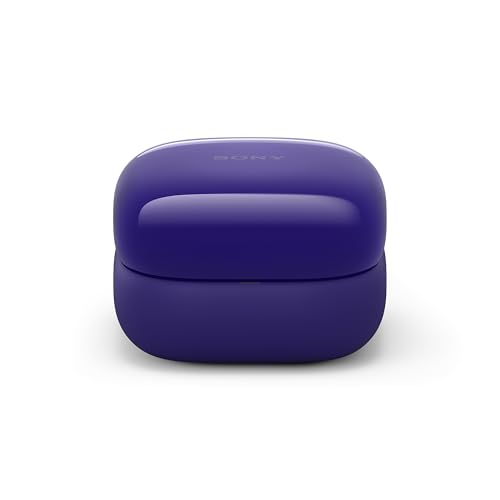 Image of Sony LinkBuds Fit Truly Wireless Noise Canceling Earbud Headphones Small & Light with Newly Developed Air Fitting Supporters, Violet (Limited Edition)