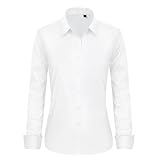 Tissu confortable : chemises à manches longues pour femme, t-shirt à manches courtes pour femme fabriqué en 55 % coton, 45 % polyester, le tissu est très doux et respirant, excellente finition, agréable sur la peau et confortable à porter. Remarque : la taille est petite, veuillez vérifier le tableau des tailles avant l'achat et choisir 1 à 2 tailles au-dessus