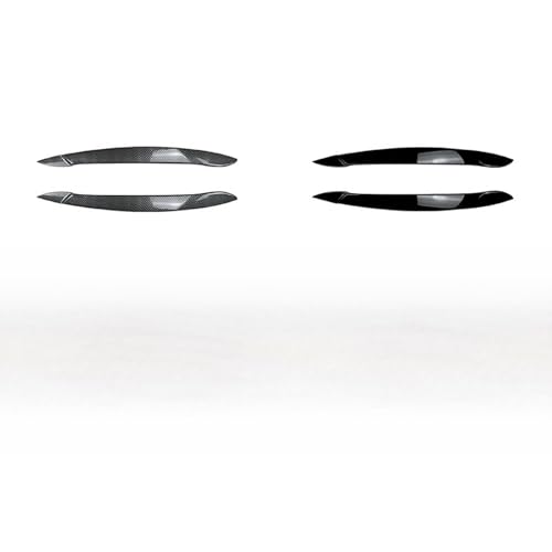 Sourcils et paupières des phares avant noir brillant haut de gamme pour BMW F10