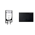 Swiss Madison Well Made Forever SM-WC424 Toilet Tank Carrier, For 2 x 4 Residential Studs, White & SM-WC001B Actuator Flush Plate, Black
