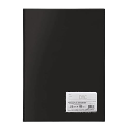 DAC - Pasta Catálogo Ofício DAC Preta com 100 Envelopes Finos