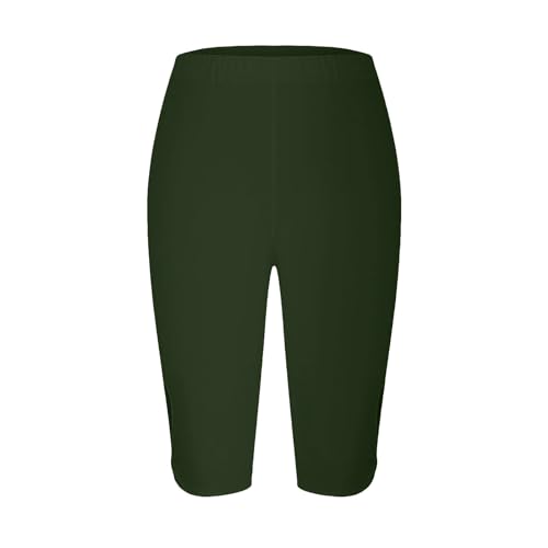 Lainuyoah Calças femininas de verão 2024 na moda para o trabalho cintura alta cropped plus size capr