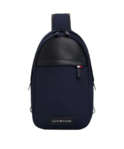 [トミーヒルフィガー] ナイロンスリングバッグ AM13622 FREE ネイビーDW6