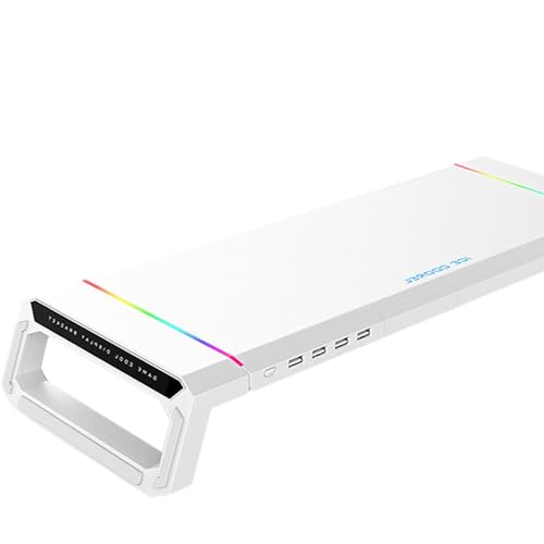 Support ordinateur portable RVB inclinement ergonomique et hub multiprise USB - 4