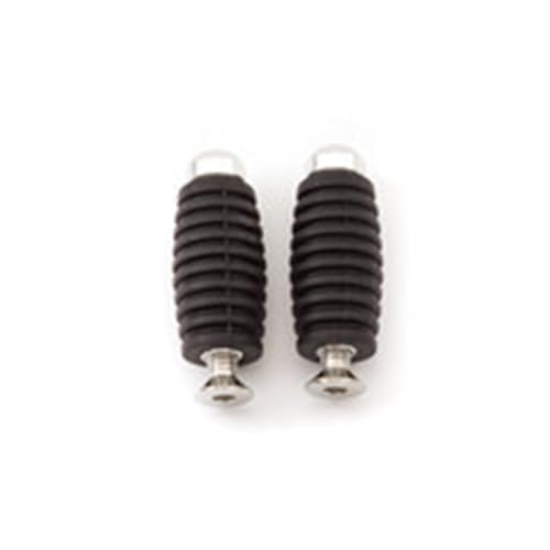 Motorrad Fußstütze Motorrad 6MM Fußstützen Hinten Pedale Fußrasten Für Suzuki SV650 SV650S SV1000 S 1998-2014(Silver)