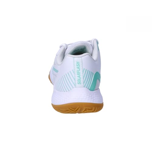 PUMA Unisex Solarflash Iii W+ salon spor ayakkabısı, Puma Beyaz Elektrikli Nane, 42 EU
