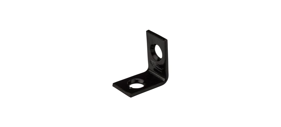 Équerre de fixation 3/4x1/2 noire N266-478 pour rénover une étagère