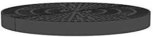 Custom Pro 30 Inch x 30 Inch Circle Heavy Duty Fountain Basin Grate - (2) 15 Inch x 30 Inch Half Circle Reservoir Grates - for Pond and Water Garden Features and More - Will Not Rust - Black