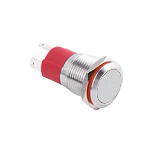 Interruptor pulsador de 22 mm estanco IP67 que soporta 10A en maquinaria de 110V y 220V
