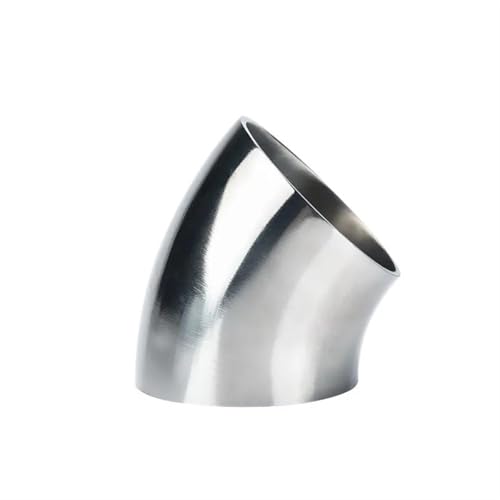 Tuyaux d'échappement voiture coude 45 degrés en acier inoxydable de diamètre 63mm