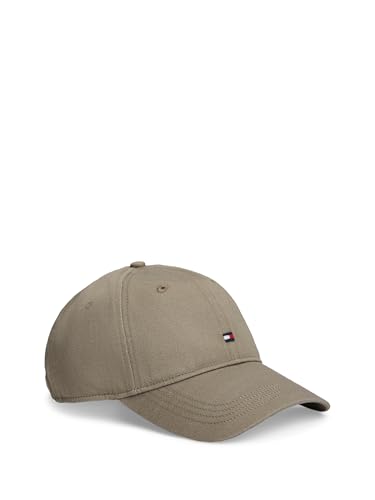Tommy Hilfiger Men's Th Flag Soft 6 Panel Cap AM0AM14099 Cap, Brown, One Size