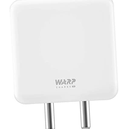 Image of Original 65W WARP Charging Adapter Cable for Oneplus 9, Oneplus 9R, Oneplus 9 Pro, Oneplus 9RT, Oneplus 8, Oneplus 8Pro Charging Cable USB to C Charging(Adapter with Cable), White (83S0001518)