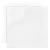 BENECREAT 2 Stück 300x300mm selbstklebende Silikonunterlage 2mm stark Weiße Silikonfolie Silikondichtungsmaterial für DIY Projekte Dichtungen Polsterung Basteln und Haushalt
