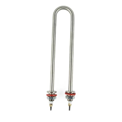 MuchLuckystar 220V U-Shaped Stainless Steel Air Heater Element, 1KW Tubular Electric Heating Rod for Oven Dryer Boiler Industrial Use