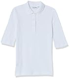 Lacoste Women's 3/4 Sleeve Pique Polo Shirt, White, 2
