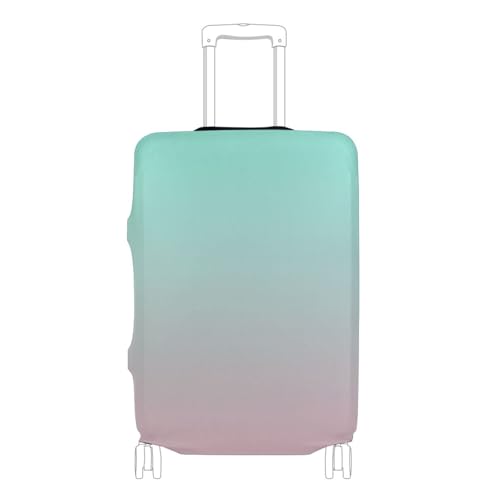 Joisal Pink Green Gradient Suitcase Covers for Luggage Tsa Approved Fit 18-32 Inch Luggage, Travel Accessories