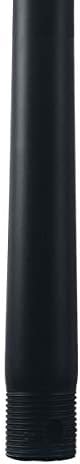 36in Ceiling Fan Extension Downrod in Matte Black