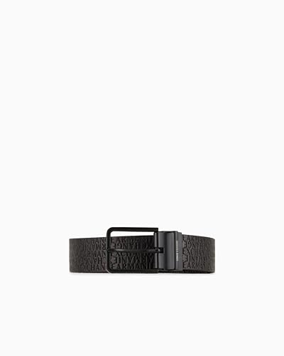 Armani Exchange Men's Embossed allover print Black One Size