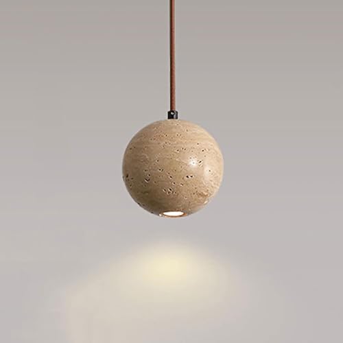 Lámpara colgante vintage pequeña para iluminar rincones oscuros y mesitas de noche