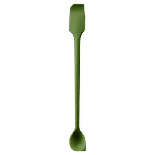 Espátula raspadora de tarros, cuchara de silicona de doble cabeza para mantequilla, pastel, pan, condimentos, utensilios de cocina antiadherentes, suministros para hornear