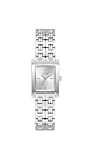 GUESS Reloj de pulsera para mujer Cove GW1026L1 de acero inoxidable, color plateado