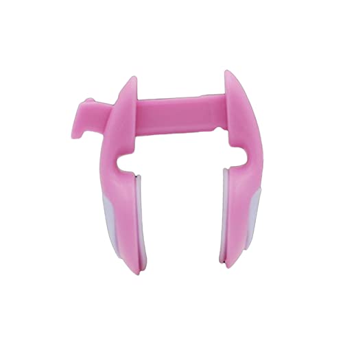 Parliky Silicone Nose Clip for Swimming Diving Nose Protector Soft and Stretchy Reusable Easy to Clean Pool Accessory (Rosy)