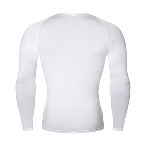 NuCamper Thermoshirt Herren Thermo Unterhemd Herren Thermounterwäsche Oberteile Langarm Thermohemd Winter Funktionsunterwäsche Skiunterwäsche Langarmshirt Warm Unterwäsche Thermounterhemd Longsleeve