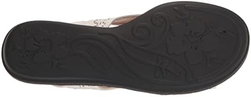 Easy Street Women's Claudia Wedge Sandal, White, 11 Wide | Image 3