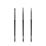 TEXAMO Eye Makeup Brushes Set 3PCs, for Detailed Precision Eyeliner Fine Point Eyeliner Brushes Soft Synthetic Hairs…