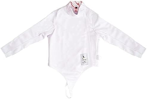 Miniatura 2 de LEONARK Pantalones de esgrima, chaqueta chaleco chaleco para sable de espada de papel de aluminio, traje de uniforme de esgrima unisex