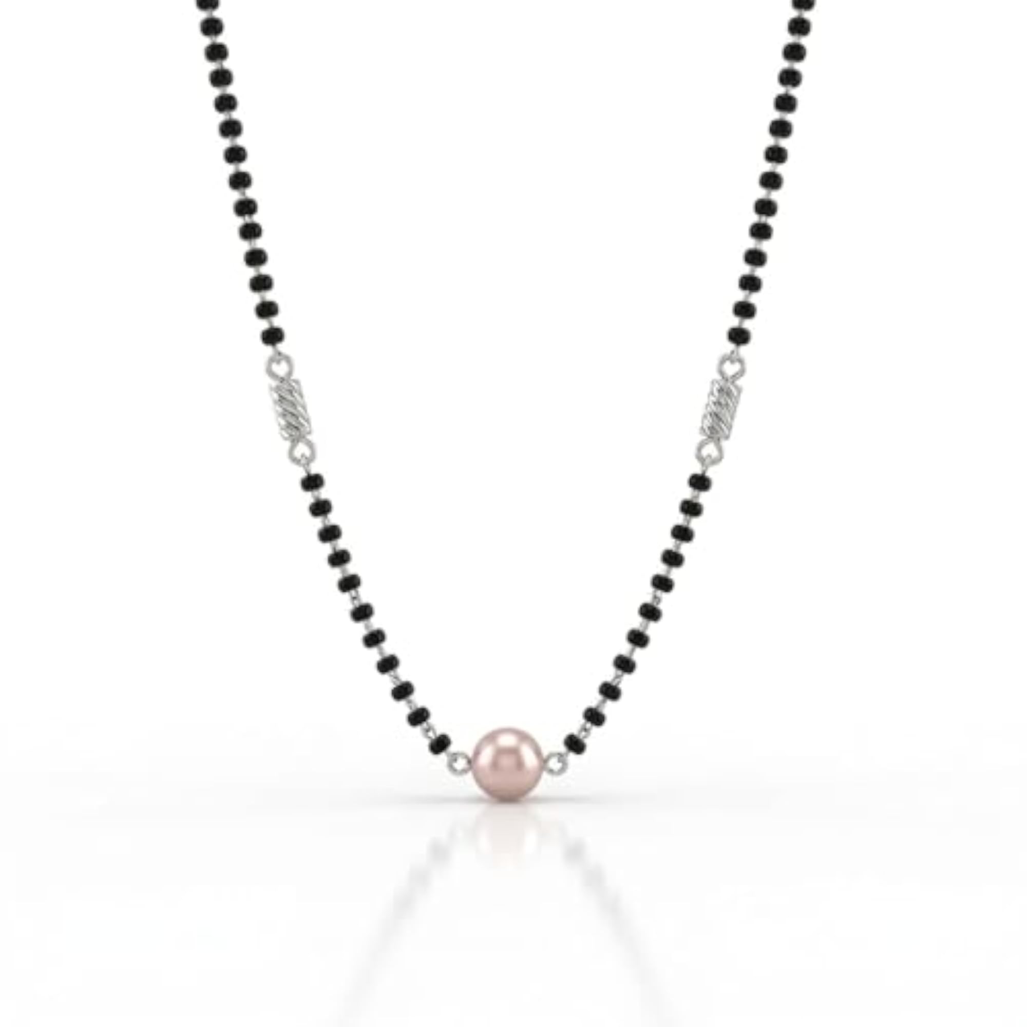 Women's Silver Classic Pearl Mangalsutra
