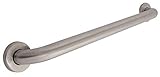 Taymor 24 inch Heavy Duty Stainless Steel Grab Bar, 1-1/2 inch Diameter Concealed Flange, Smooth...