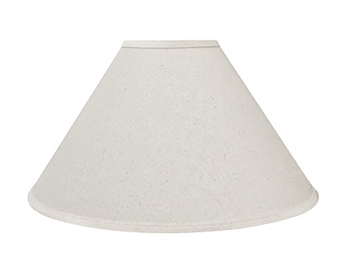 Aspen Creative 32201 Transitional Hardback Empire Shape Spider Construction Lamp Shade in Off White, 19" wide (6" x 19" x 12")