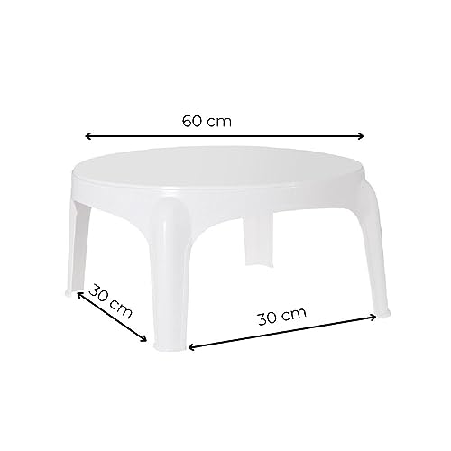 GardenLife | Miami Poltrona Caidera + Mesa de Jardim Área Externa Proteção de Raios UV | Kit 4 + Mes