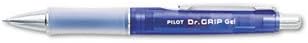Pilot® Dr. GripTM Gel Ink Retractable Roller Ball Pen PEN,RBALL,DGRP,PEBRL,FNBK (Pack of10)