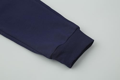 DANI CHINS Boys Casual Sweatpants Elastic Waist Pull On Jogger Pants with Pockets, Cotton-Blend4