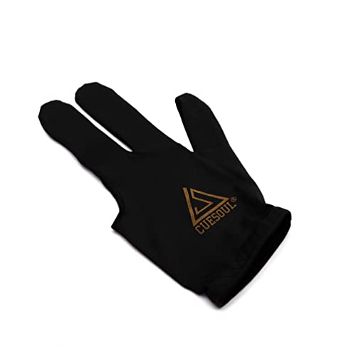 Cuesoul Billard-Handschuh Set mit 10 Stück 3-Finger-Handschuhe für Billard