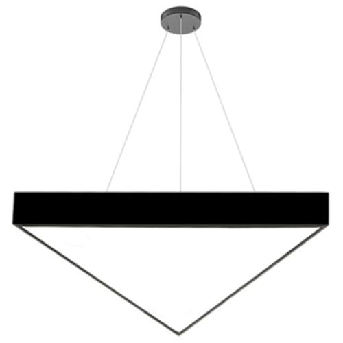Lustre suspendu triangulaire LED pour rompre la fatigue visuelle au bureau ou en étude