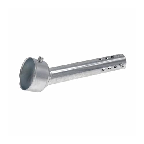 Silenciador de escape de codo de 48mm con DB Killer para tubo medio de moto