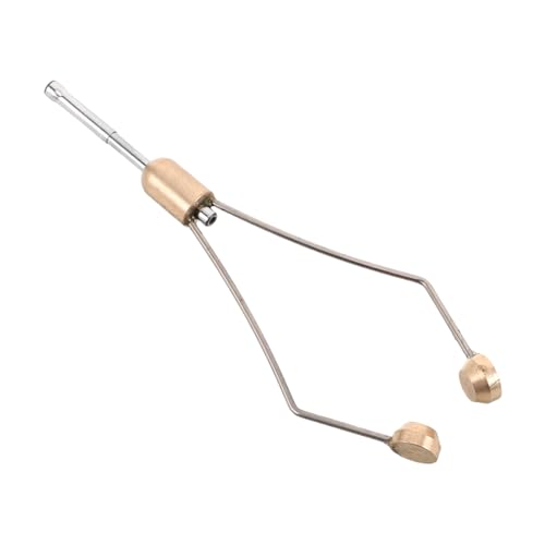 UPKOCH Fly Tying Tool for Fishing Stainless Steel Winder with Tip Portable Lightweight Bobbin Holder for Fly Fishing Lure Creation Angler Equipment