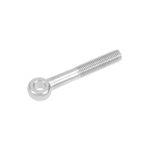Image of METALLIXITY Shoulder Swing Lifting Bolt (M20x130mm) 1Pcs, 304 Stainless Steel Eye Bolts - for Home Renovation, Pipeline Gate Valves Fasteners, Silver