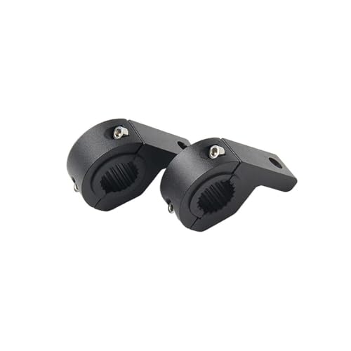 Soporte montaje barra luz ajustable para moto abrazadera antivibración para foco delantero
