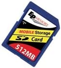Mobile Storage SD Memory Card (512MB)