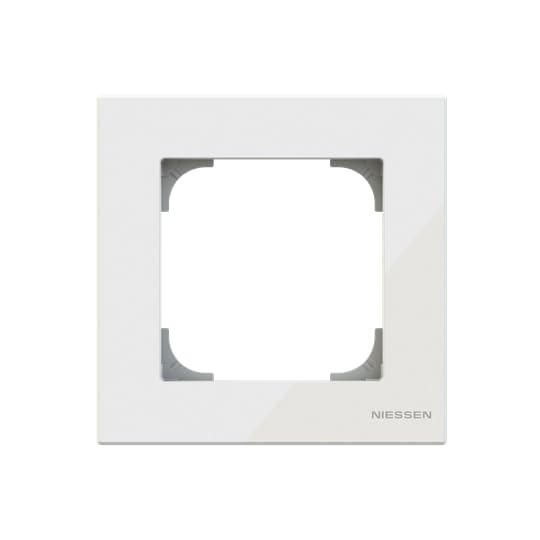 Marco Niessen 8971 CB serie Alba acabado cristal blanco de alta gama para hogar