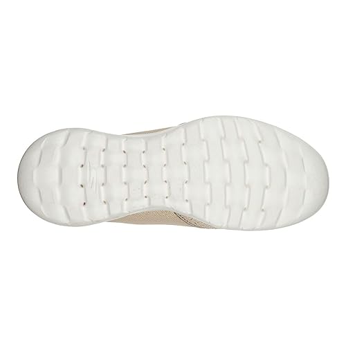 Skechers Skechers Women's GO Walk Joy - Lazy Sunday Sneaker, Taupe, 12 US