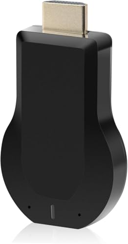 HDMI Wireless Display Dongle Adapter - WiFi 4K&1080P Portable Transmitter, Streaming Media Video/Audio/File from Smartphone, Laptop to HDTV/Monitor/Projector Support Windows