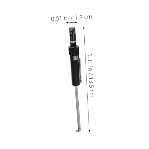 INOOMP Kit de 2 piezas Medidor de Grosor de Pastillas de Freno de Precisión Herramienta Automotriz Fácil de Usar para Mecánicos miniatura 2